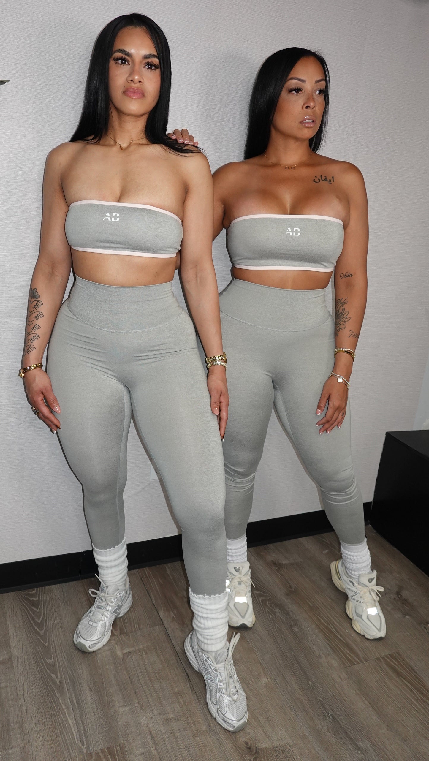 Mimi GREY AND PINK SET