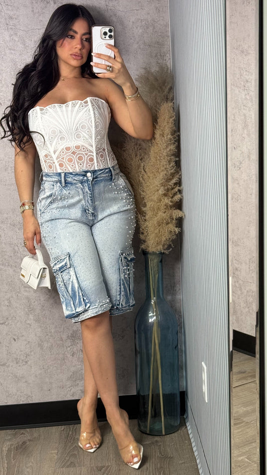 SOLIMAR WHITE CORSET