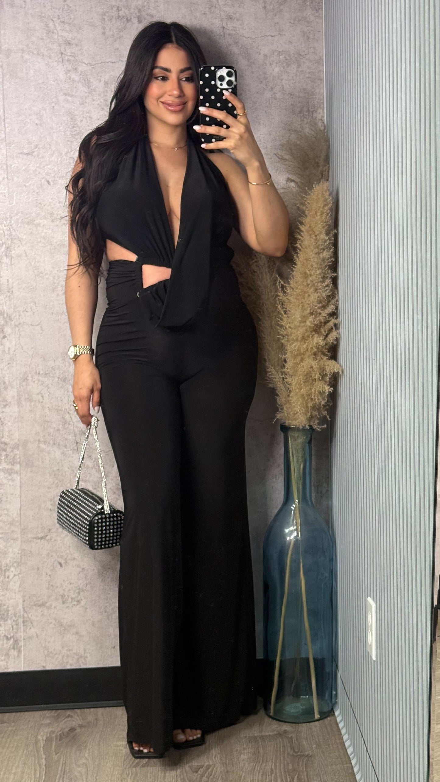 MARLA BLACK JUMPSUIT