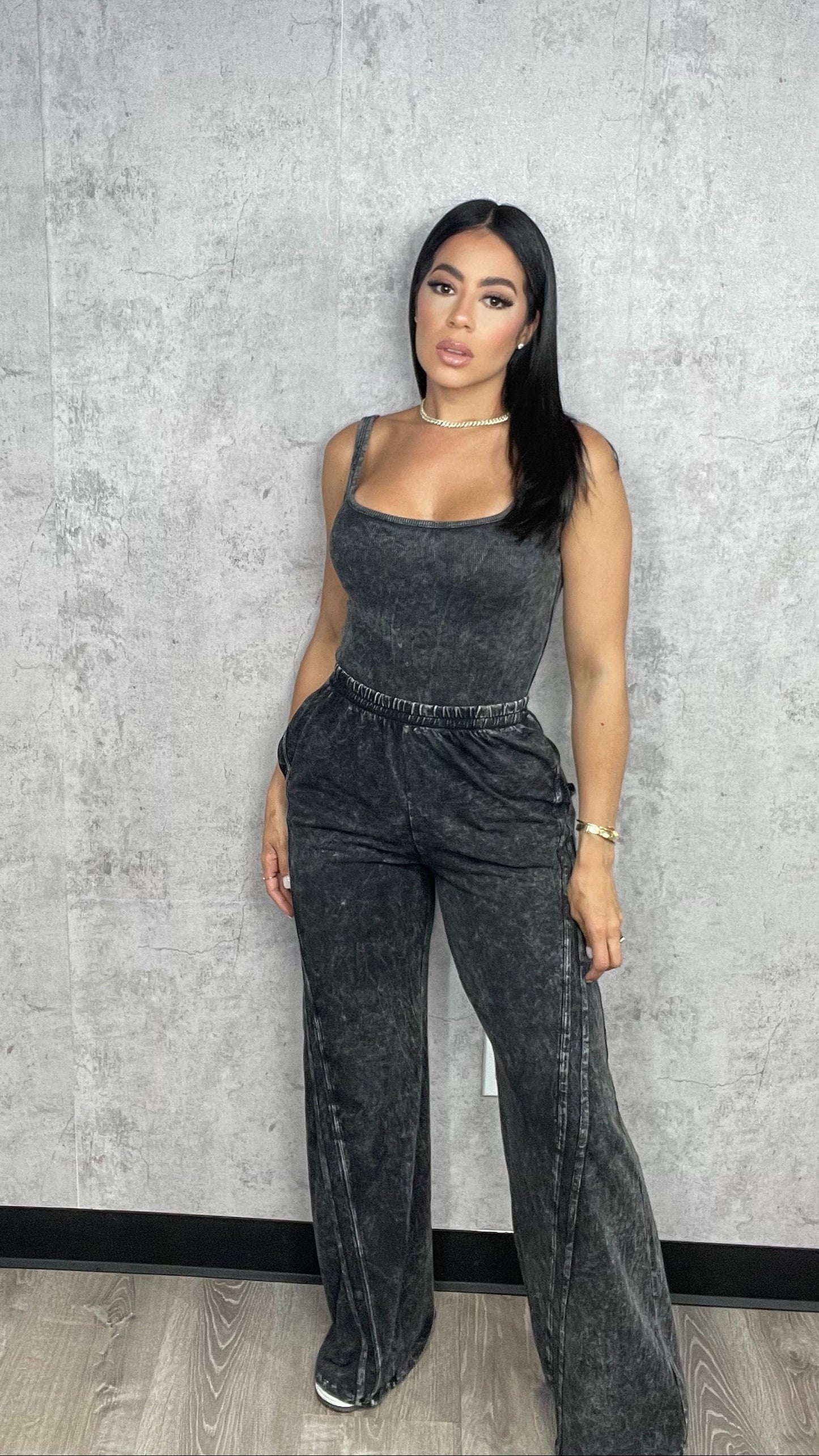 Mineral Bodysuit and Wide Legs Pants