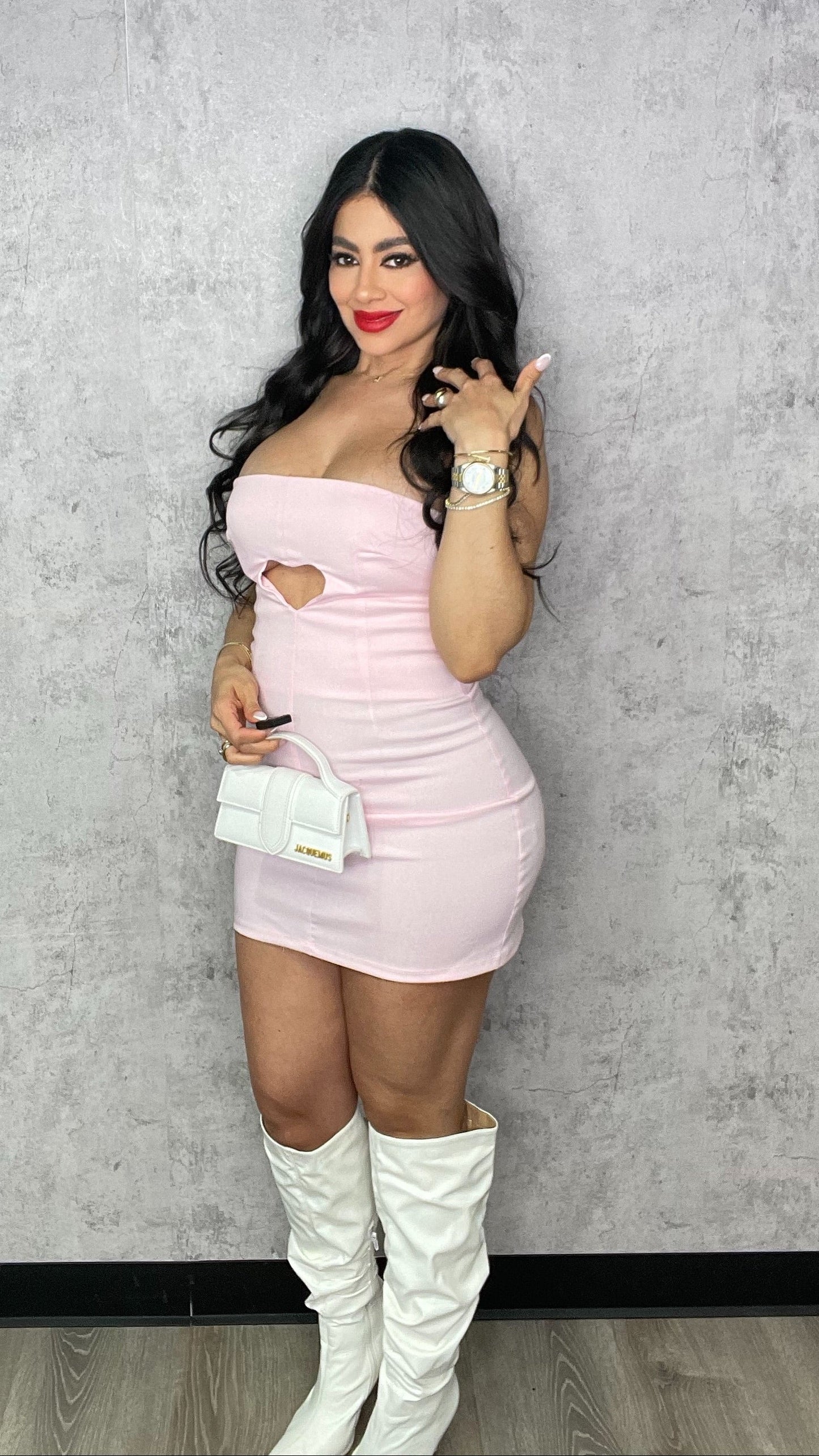 Baby Heart Pink Dress