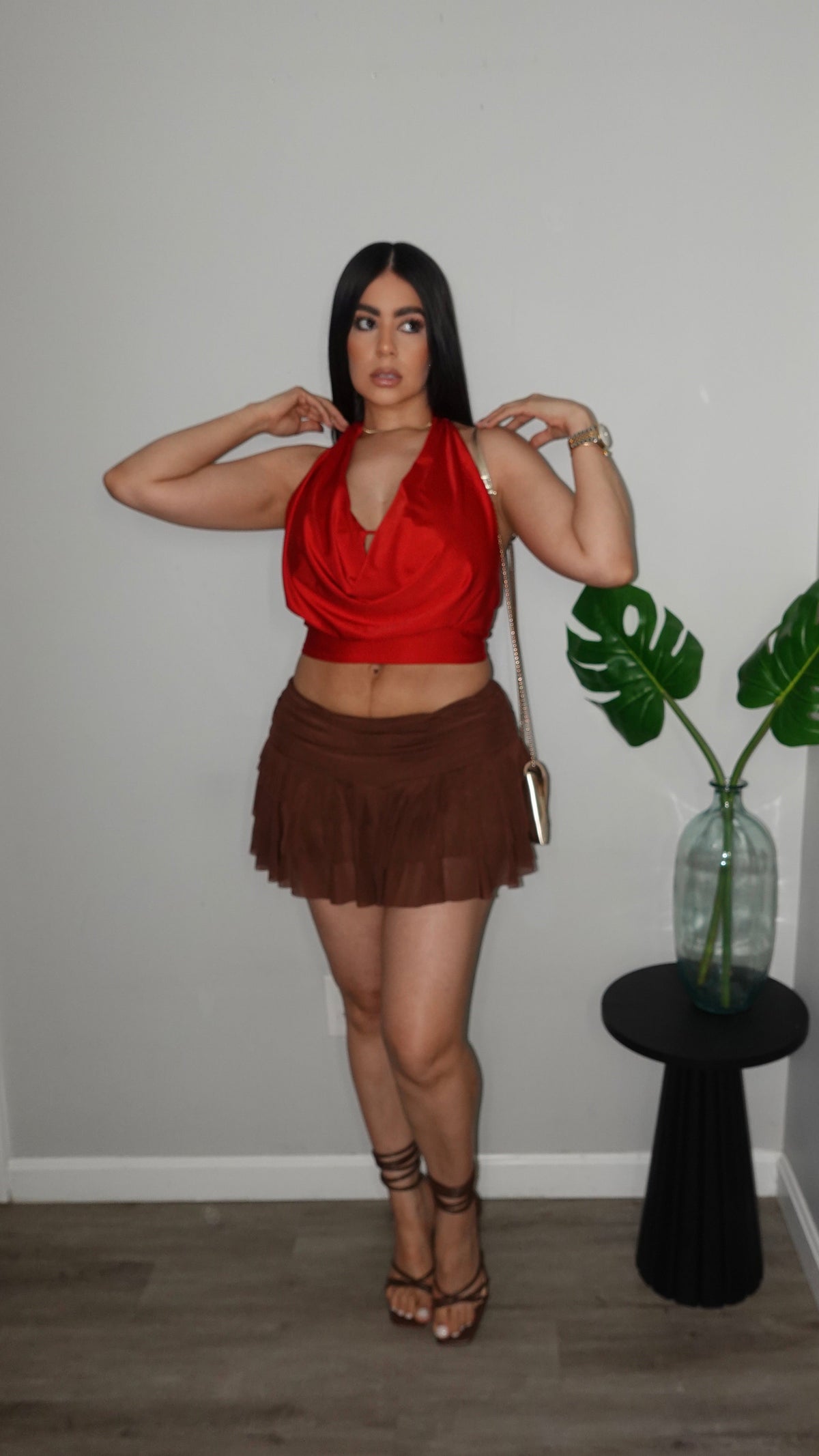 ROMY HALTER RED TOP