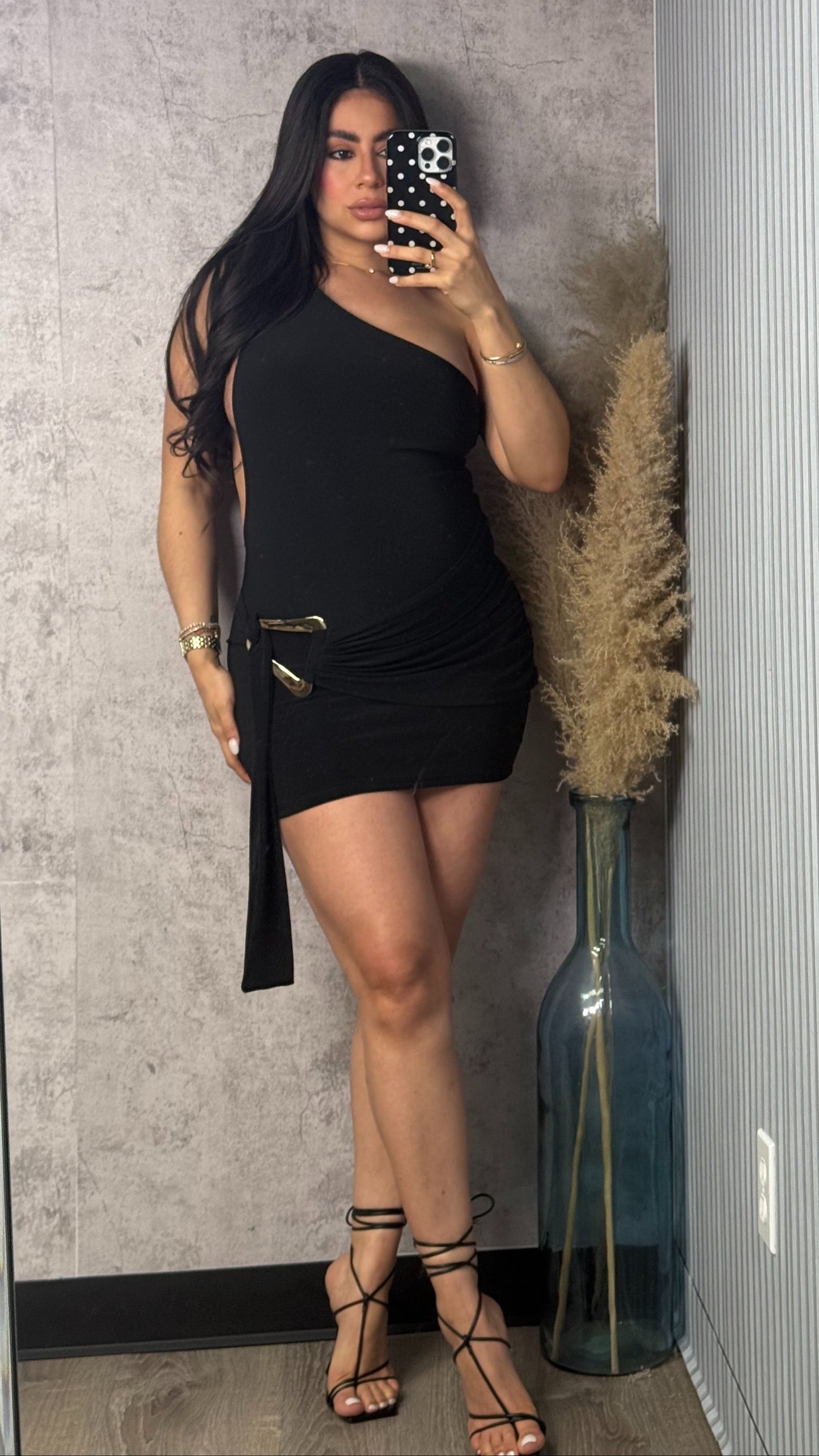 LEANDRA BLACK DRESS