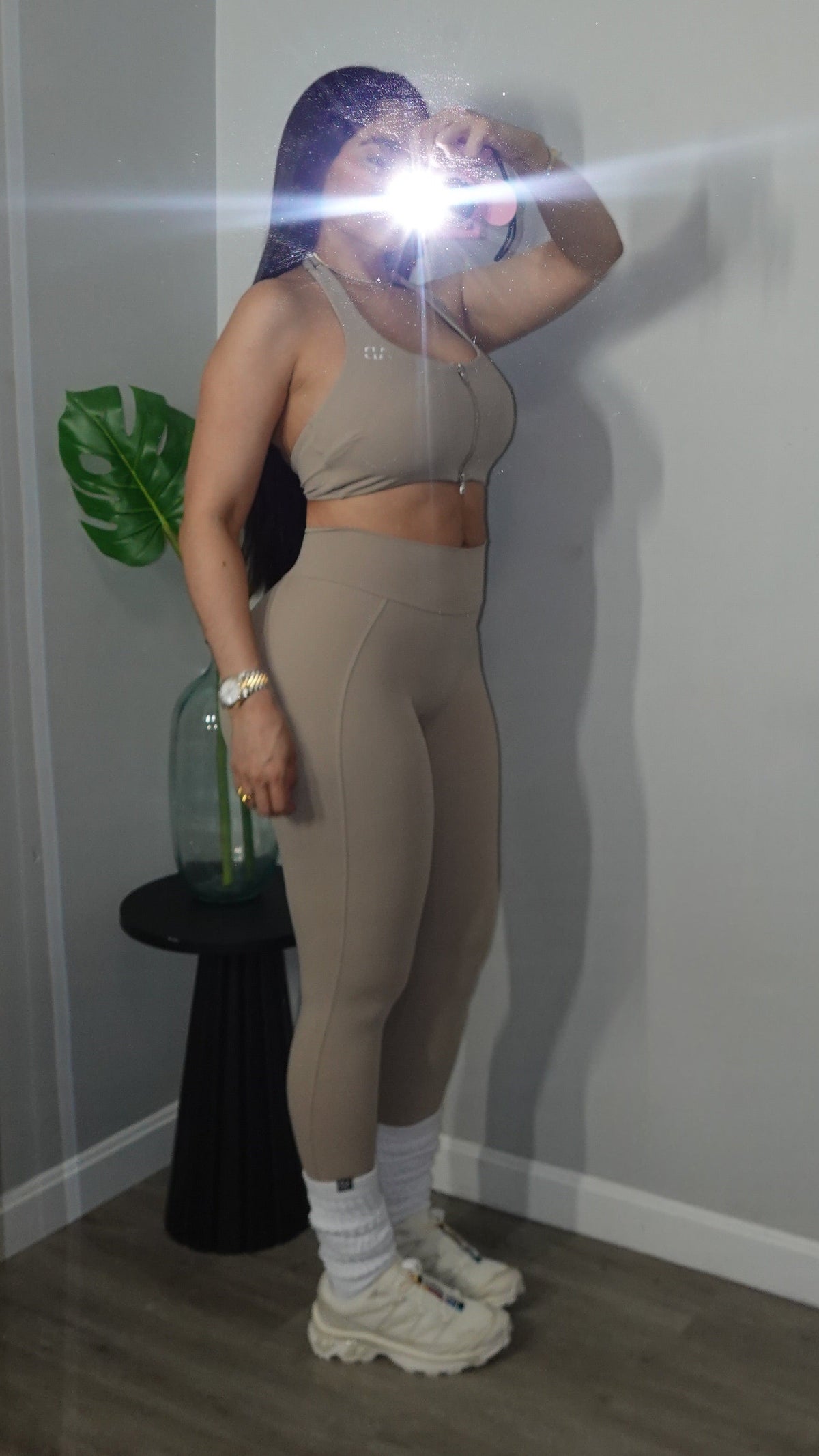 AB FLAXEN PANTS SET