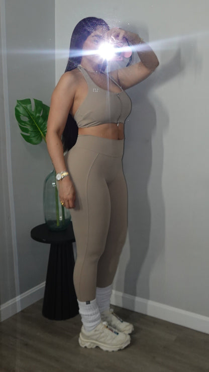 AB FLAXEN PANTS SET