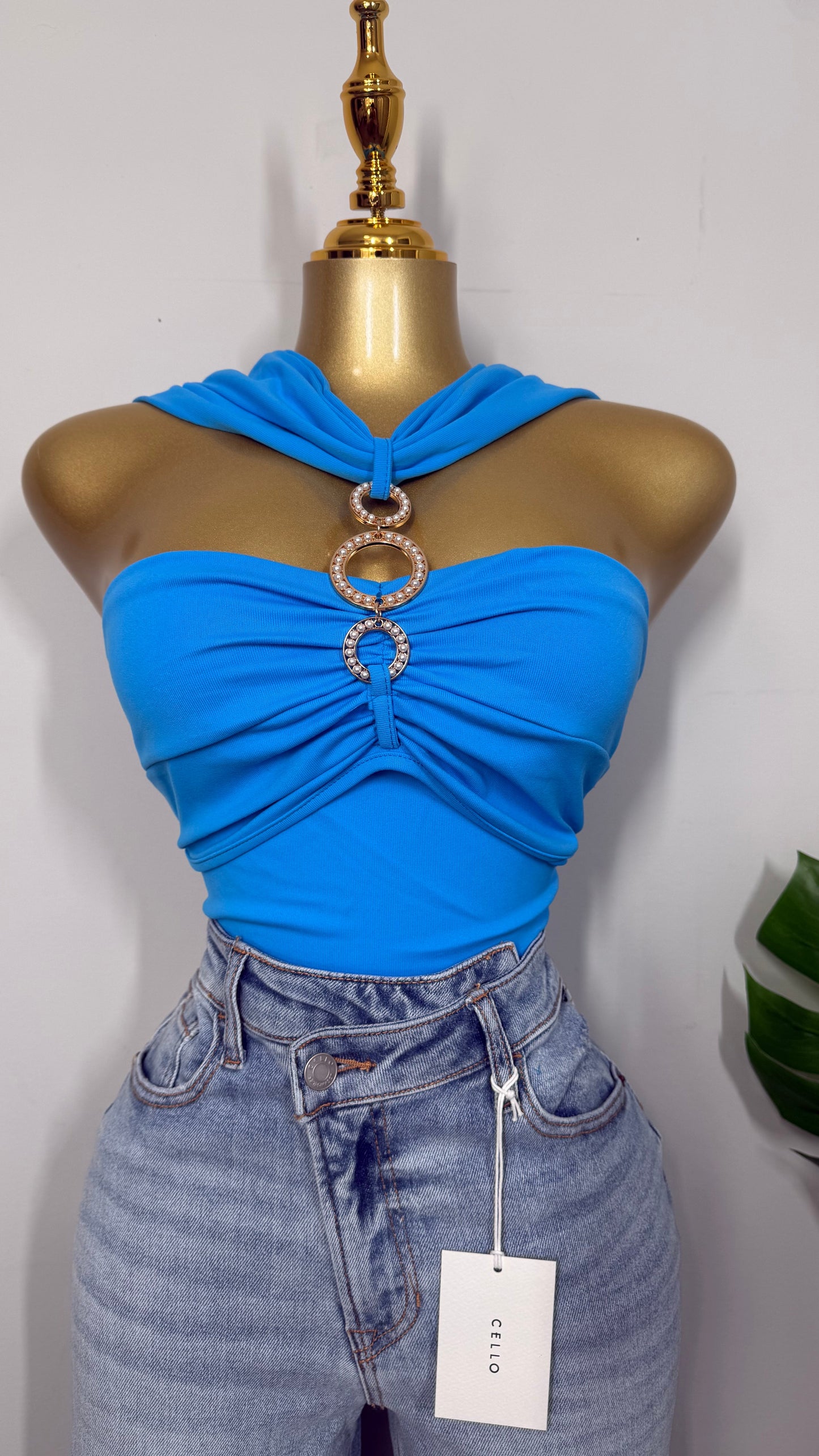 MARLYZ TOP BLUE