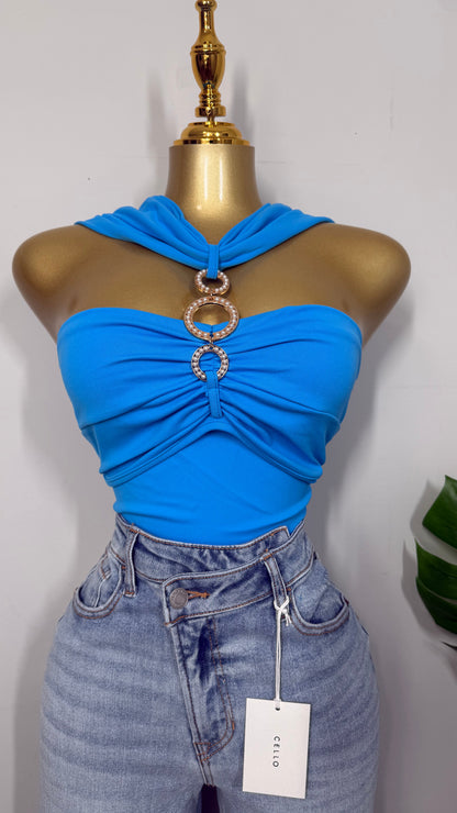 MARLYZ TOP BLUE