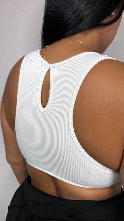 ONE SIZE TANK TOP WHITE