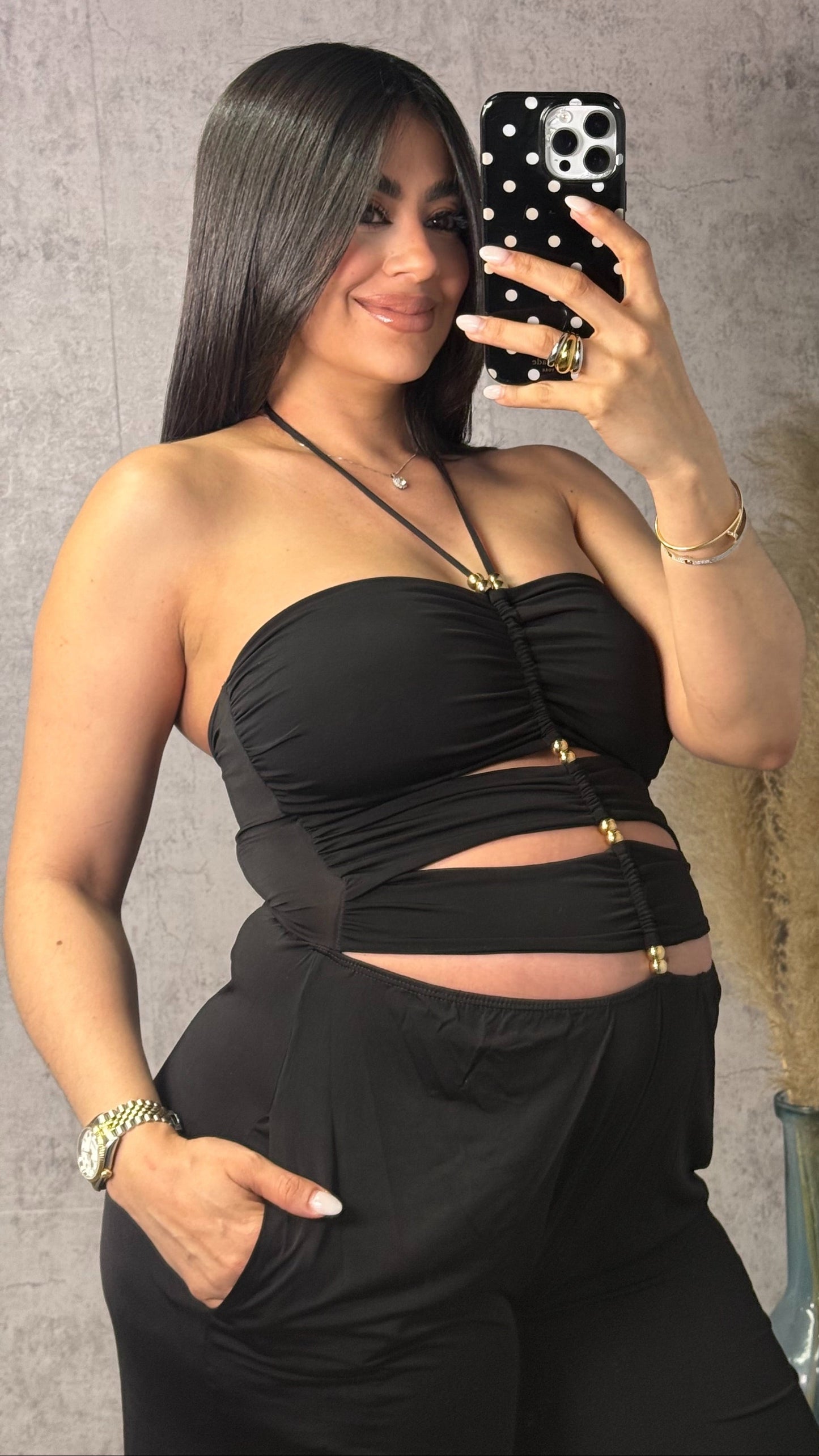 COCO BLACK JUMPSUIT