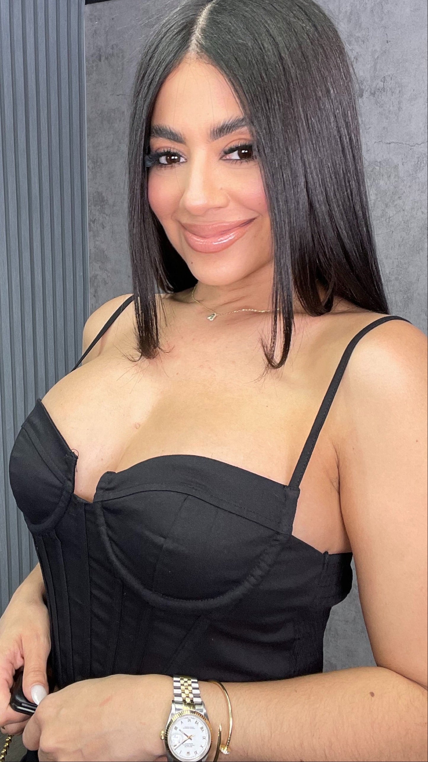 Sandry Black Corset and Pants Set