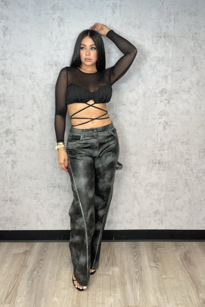 Yolanda Leather Pants