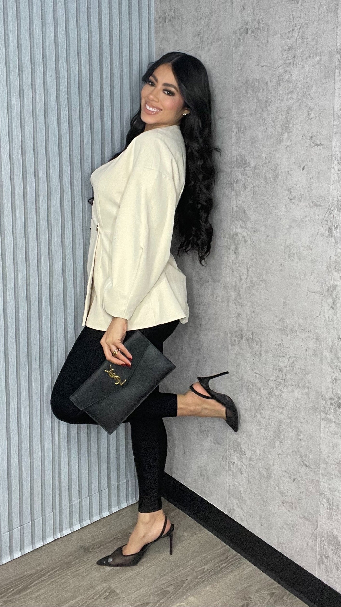 Leggings Recoge Todo Negro