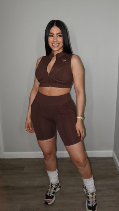AB NALA BROWN PANTS SET 🤎