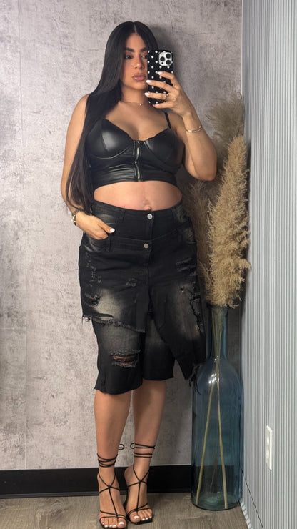 ARIANNA BLACK BUSTIER