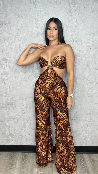Georgina Animal Print Jumpsuit