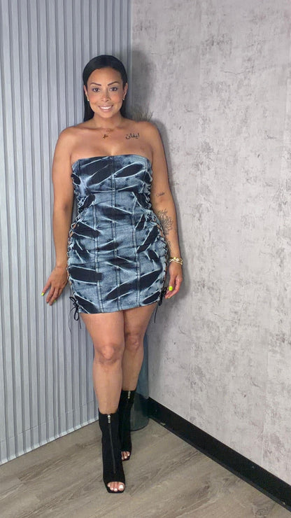 LENNA DENIM DRESS