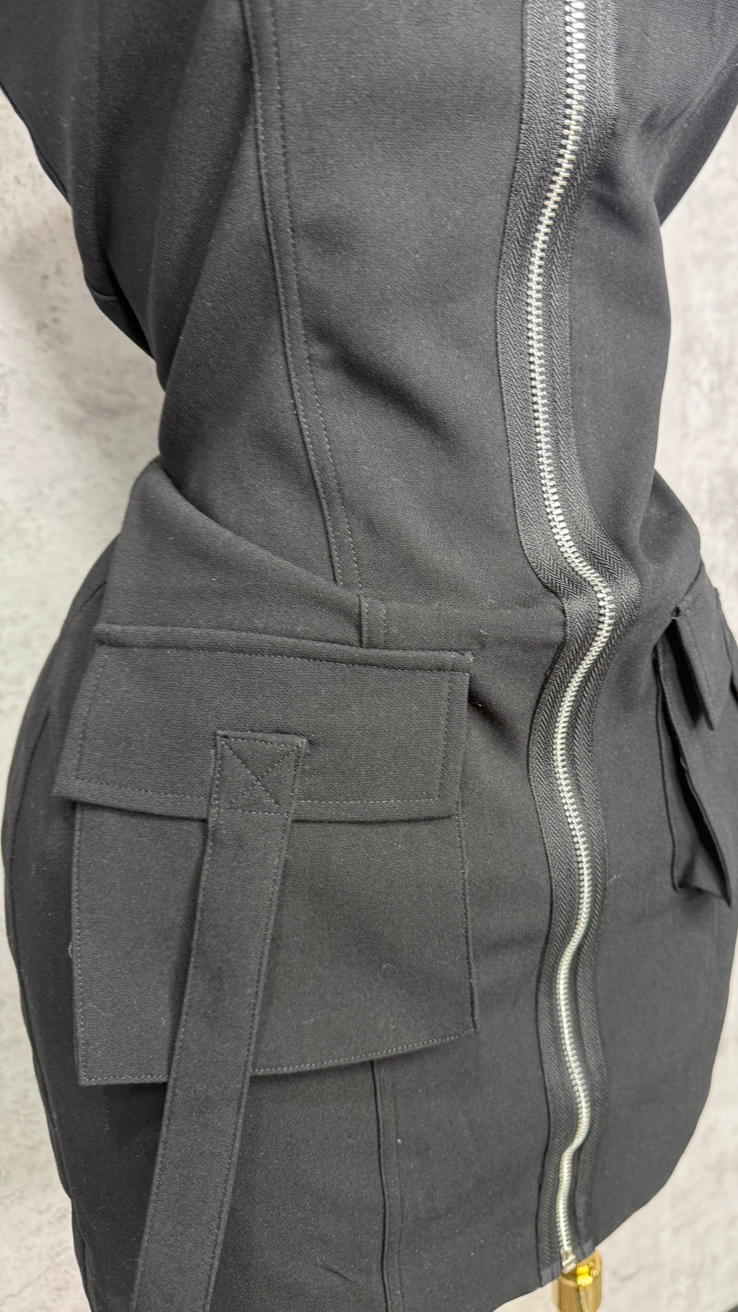 CARGO TUBE DRESS BLACK