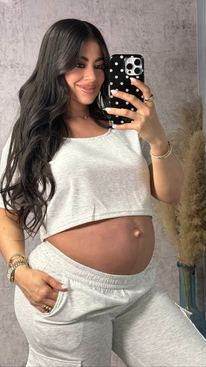 IVY GREY LONG PANTS SET