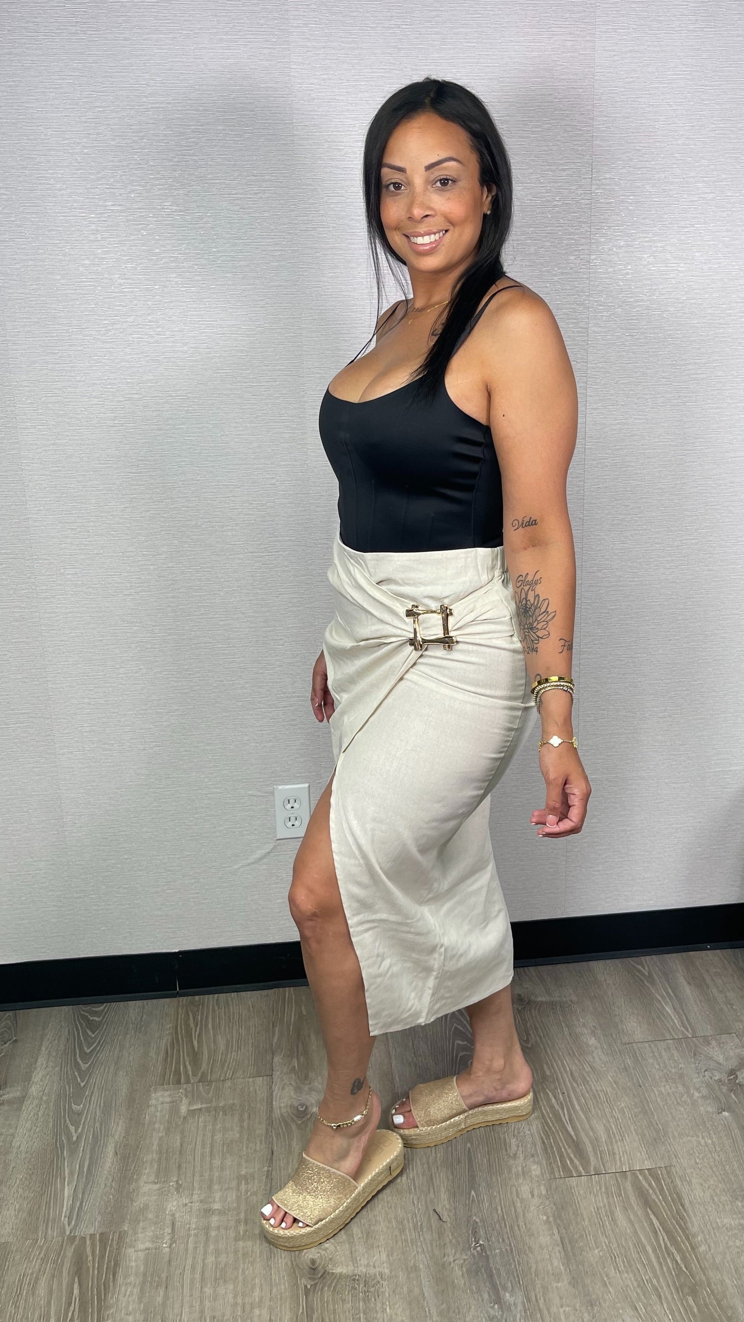 LINO MIDI SKIRT