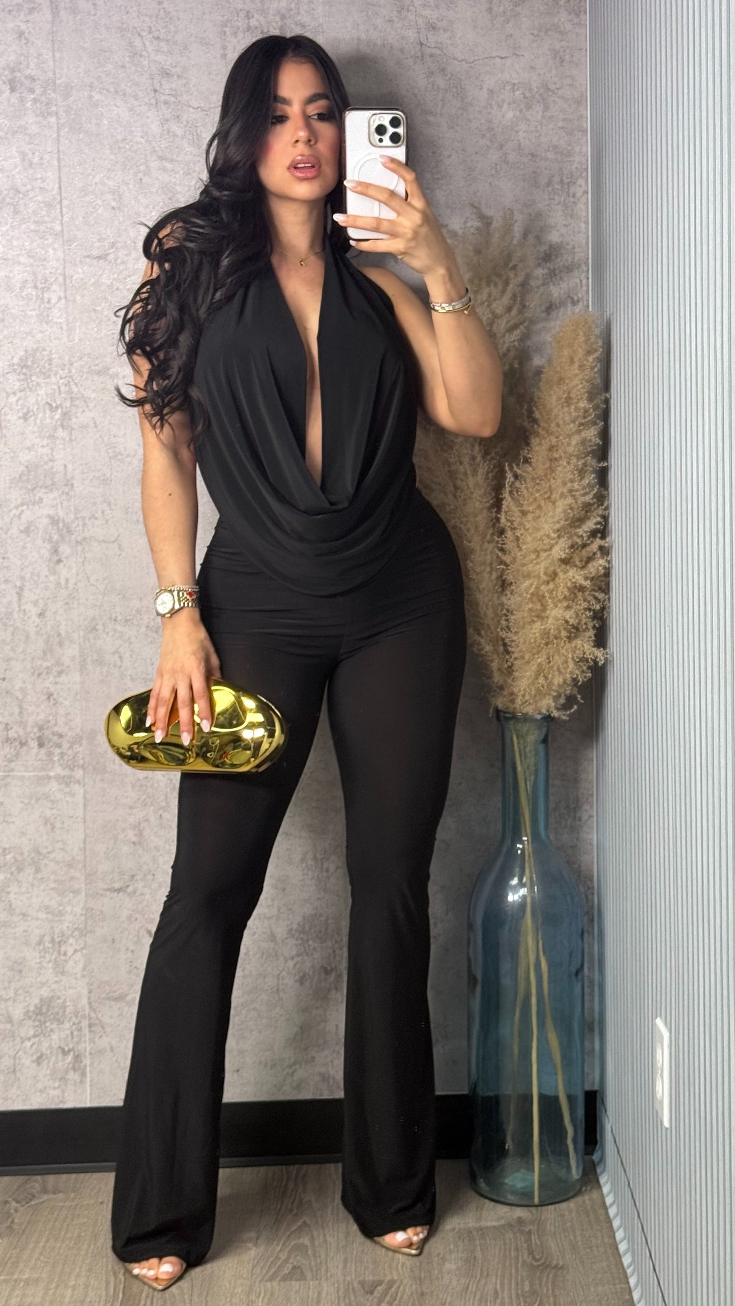 STEPHANYE PANT BLACK SET