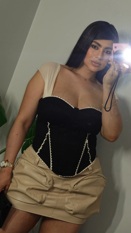 ANGY BUSTIER BLACK