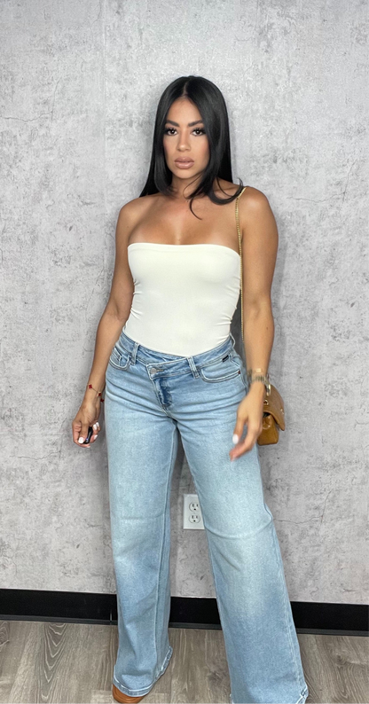 Karla Asymmetrical Cello Jeans