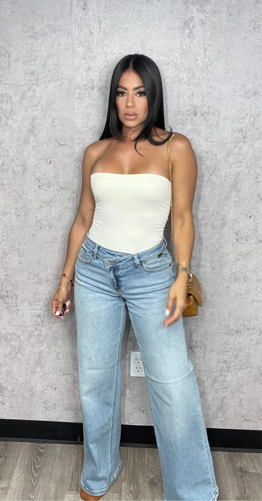 Karla Asymmetrical Cello Jeans