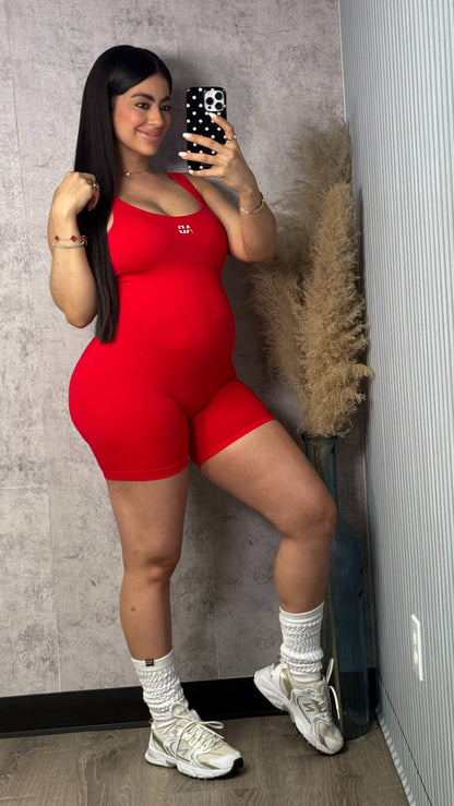 AB RENATA RED ROMPER