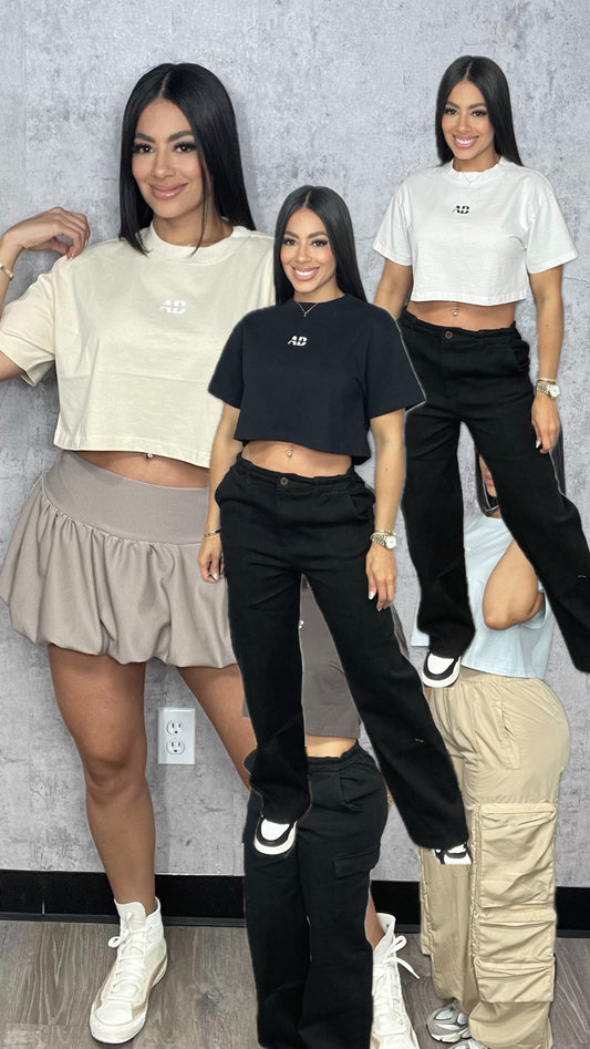 AB CROP TOP (5 COLORES)