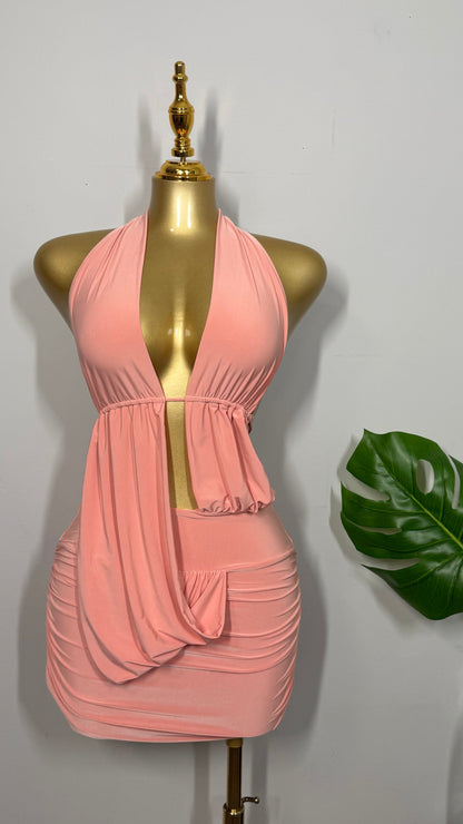 LEYLA BLUSH DRESS