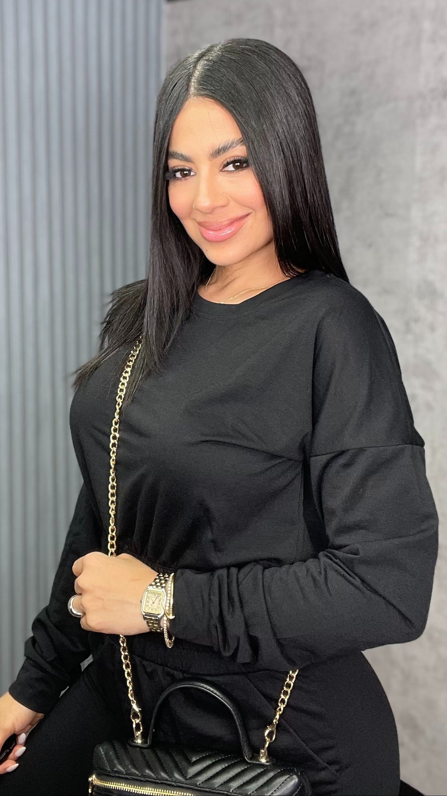 Basic Black Joggers Set