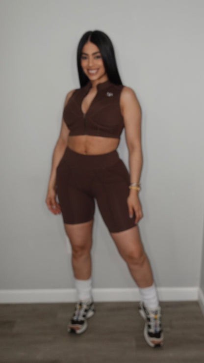 AB NALA BROWN PANTS SET 🤎