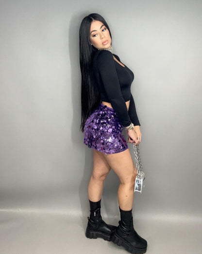 Cosmo Purple Skirt