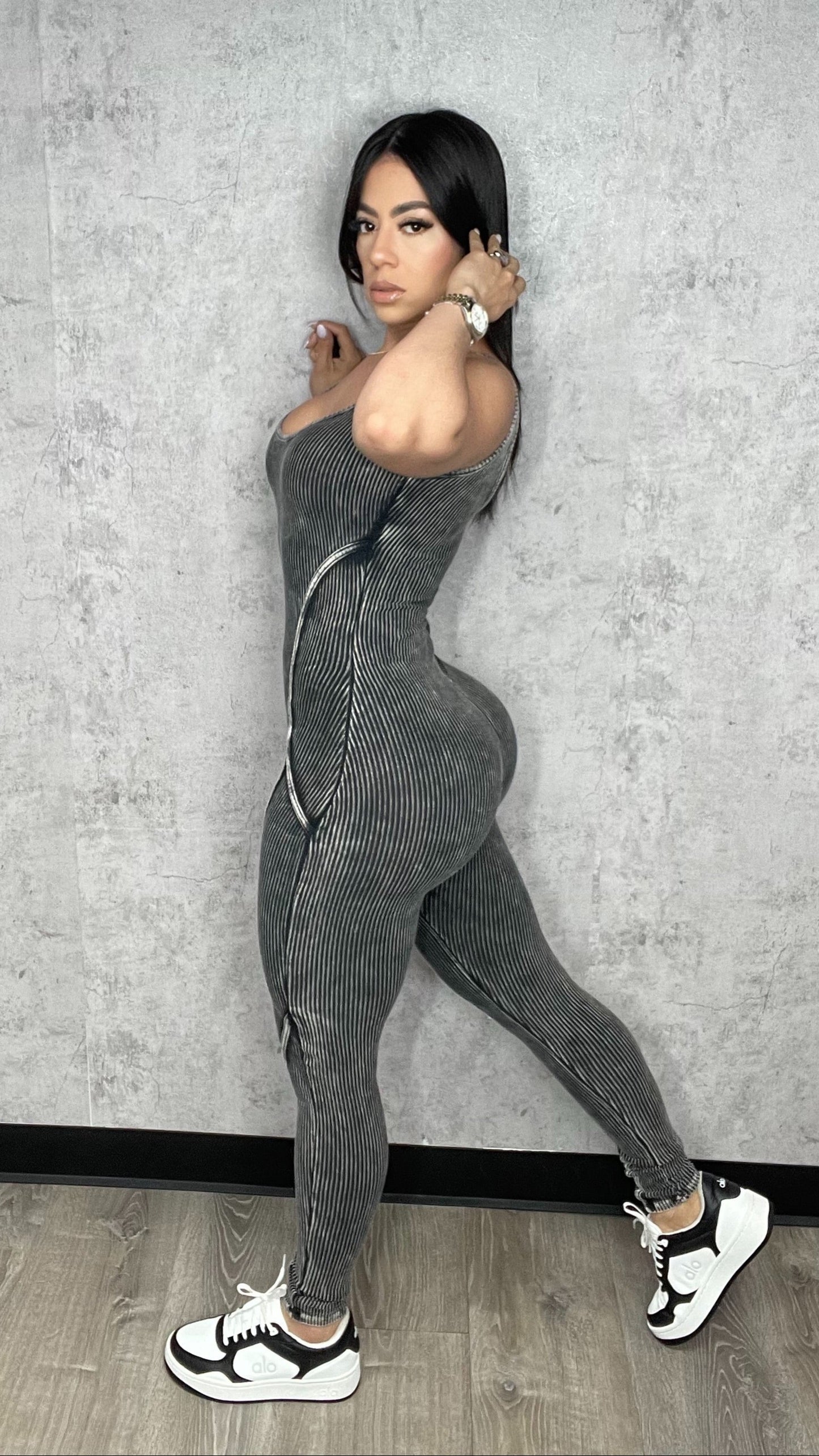 Mineral Jumpsuit Jacke Set Black