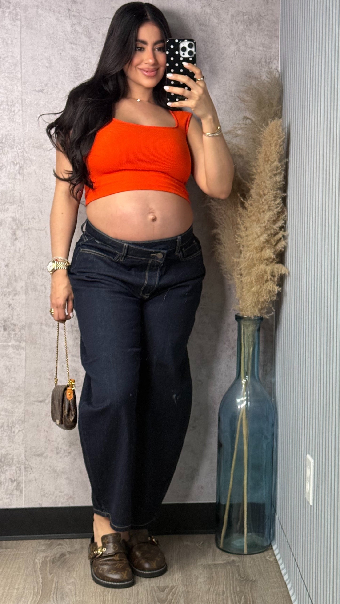 BASIC ORANGE CROP TOP