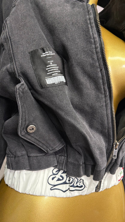 KAROLINE BLACK DENIM JACKET