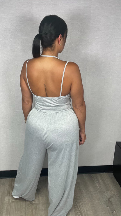 BASIC GREY JUMPSUIT