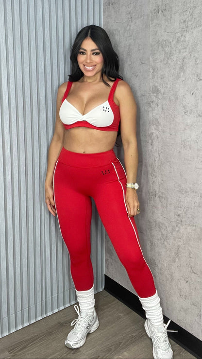 Arlen Red Pants Set