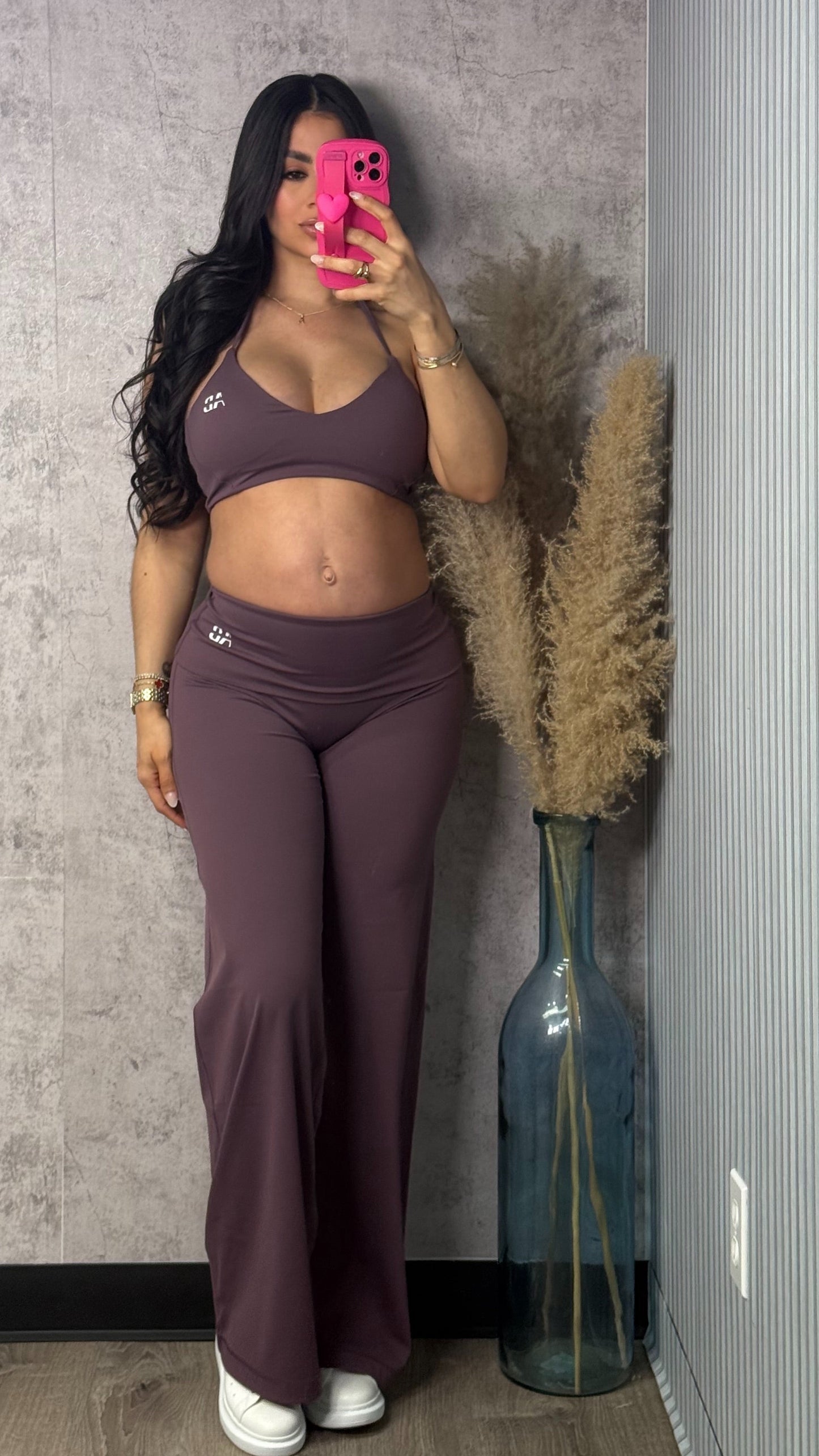 AB SPRING-EVERYDAY PANTS SET PURPLE