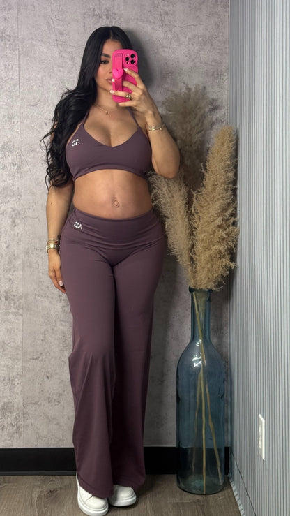 AB SPRING-EVERYDAY PANTS SET PURPLE