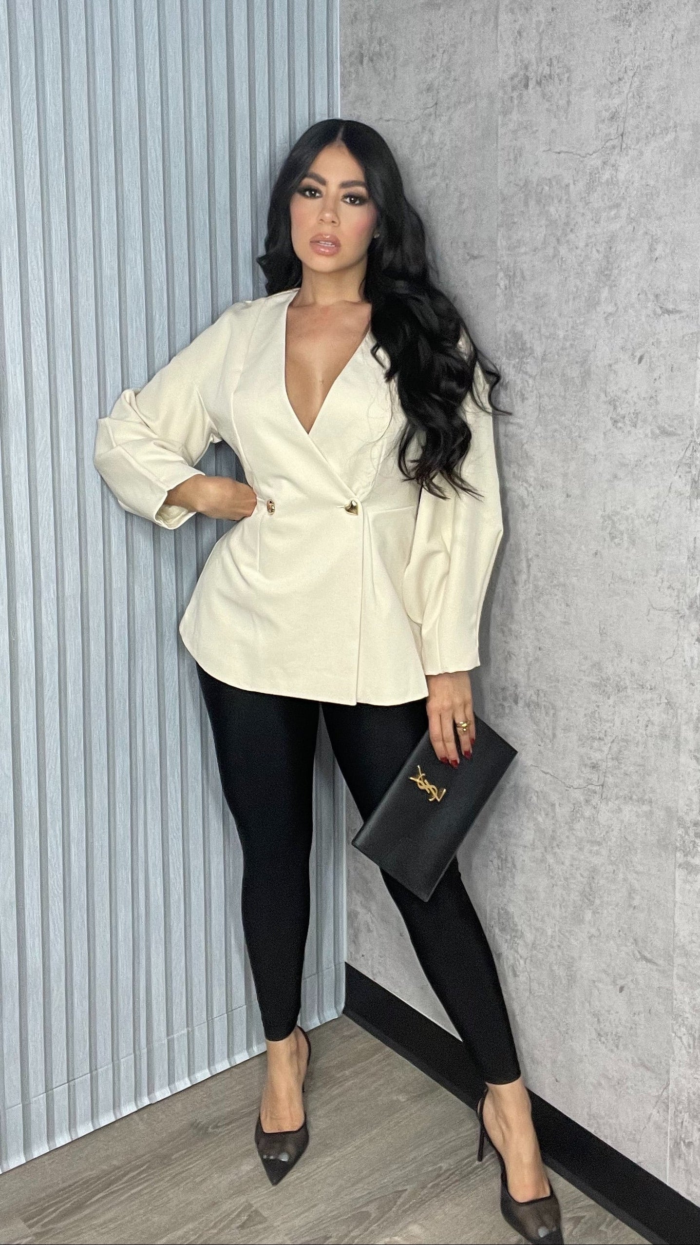 Leggings Recoge Todo Negro