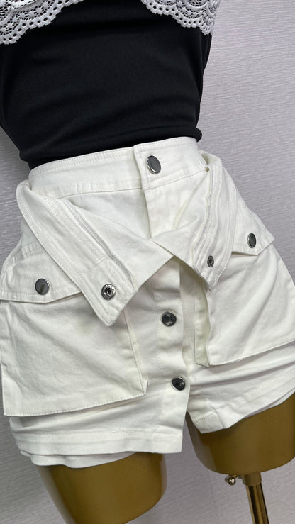 MINDY OFF WHITE SKORT