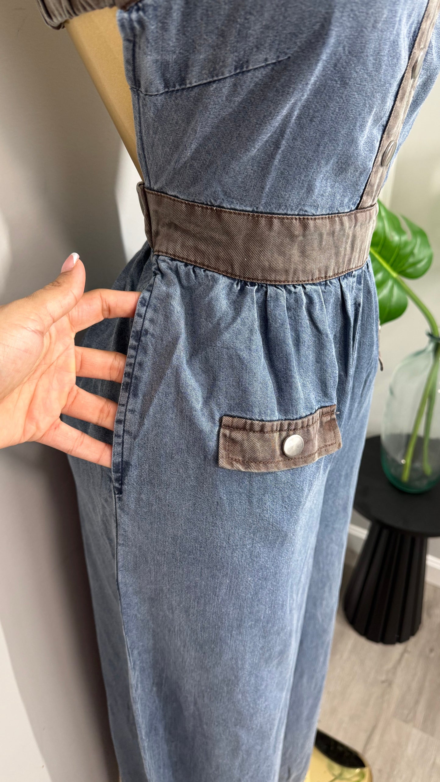 SAMIRA DENIM JUMPSUIT
