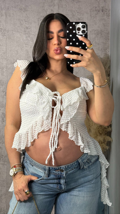 RASANGELA WHITE TOP