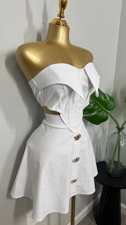 SALLY WHITE SUMMER DRESS