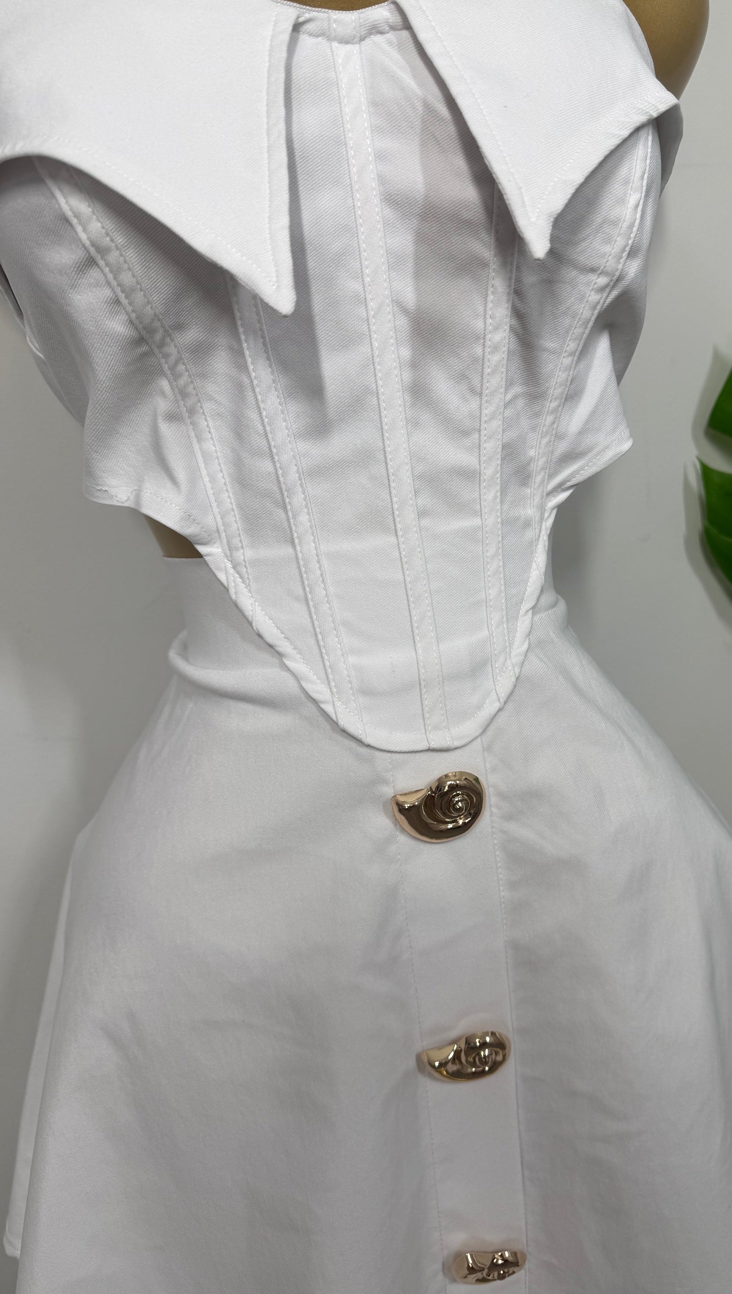 SALLY WHITE SUMMER DRESS