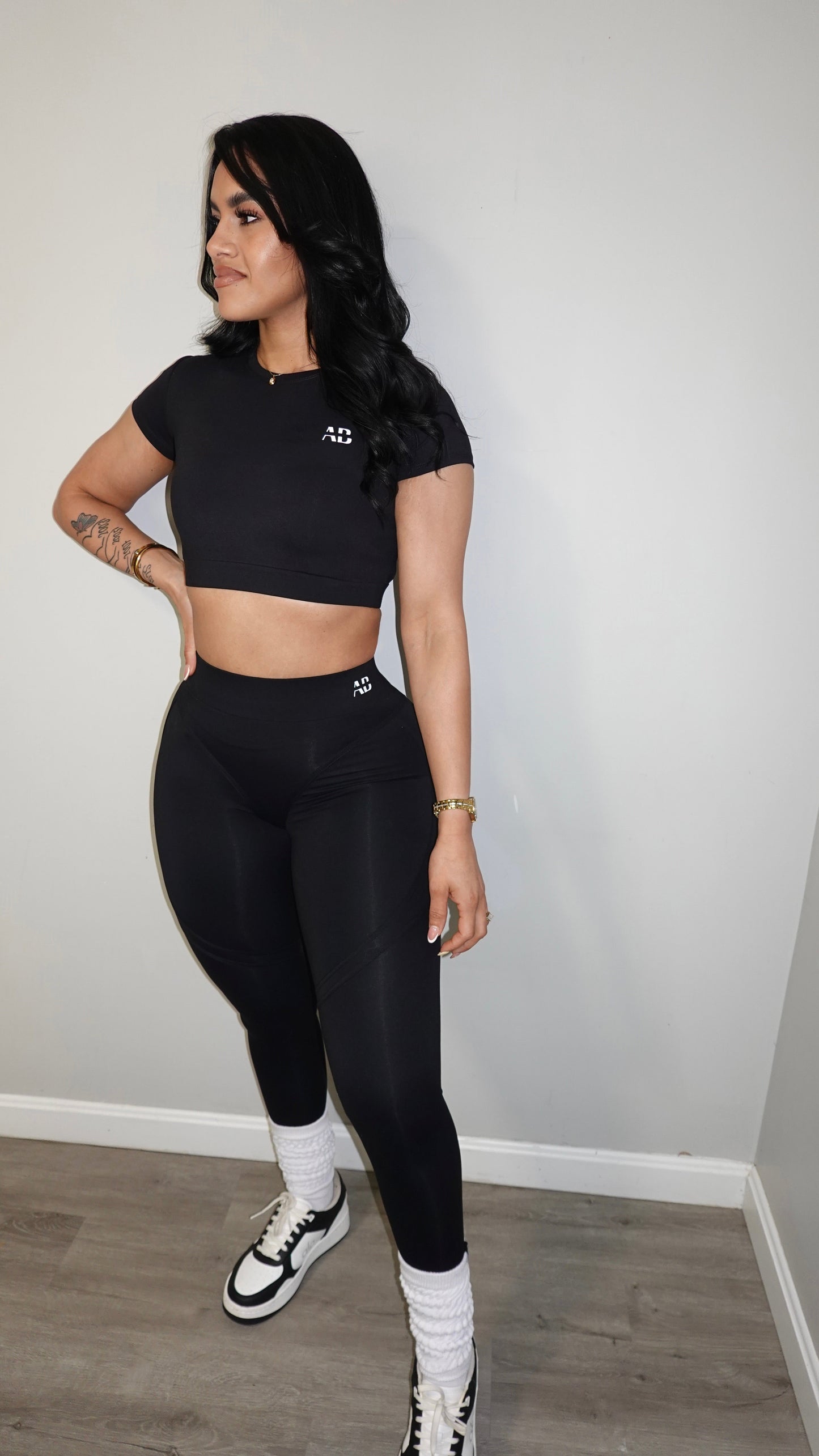 AB NAYMA BLACK PANTS SET