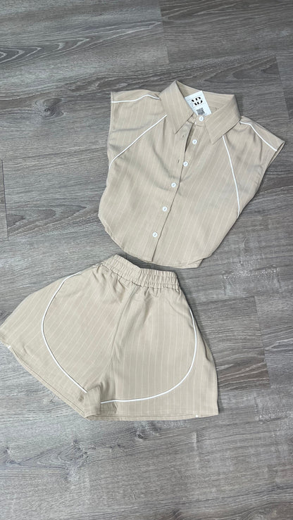 Lulu Neutral Short Set
