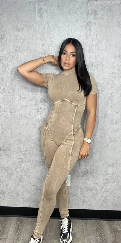Kata Mineral Jumpsuit Mocha