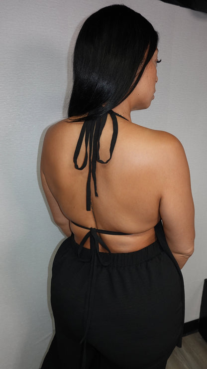 LUCIAM BLACK PANTS SET